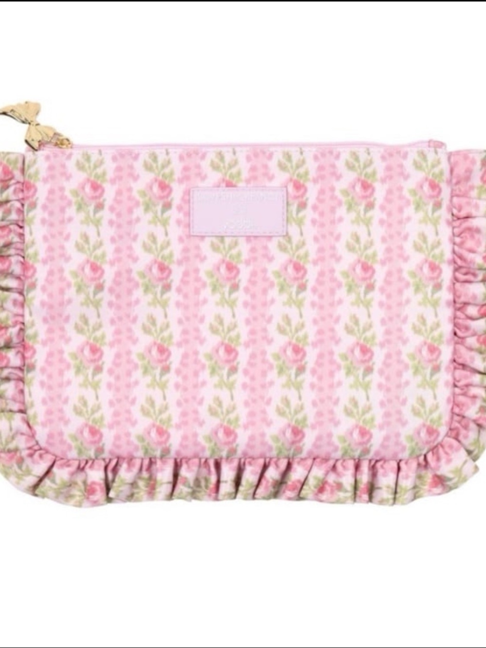 🌸 LoveShackFancy x Target Yoobi Blooming Heirloom Flat Zip Ruffled Pencil Case 🌸